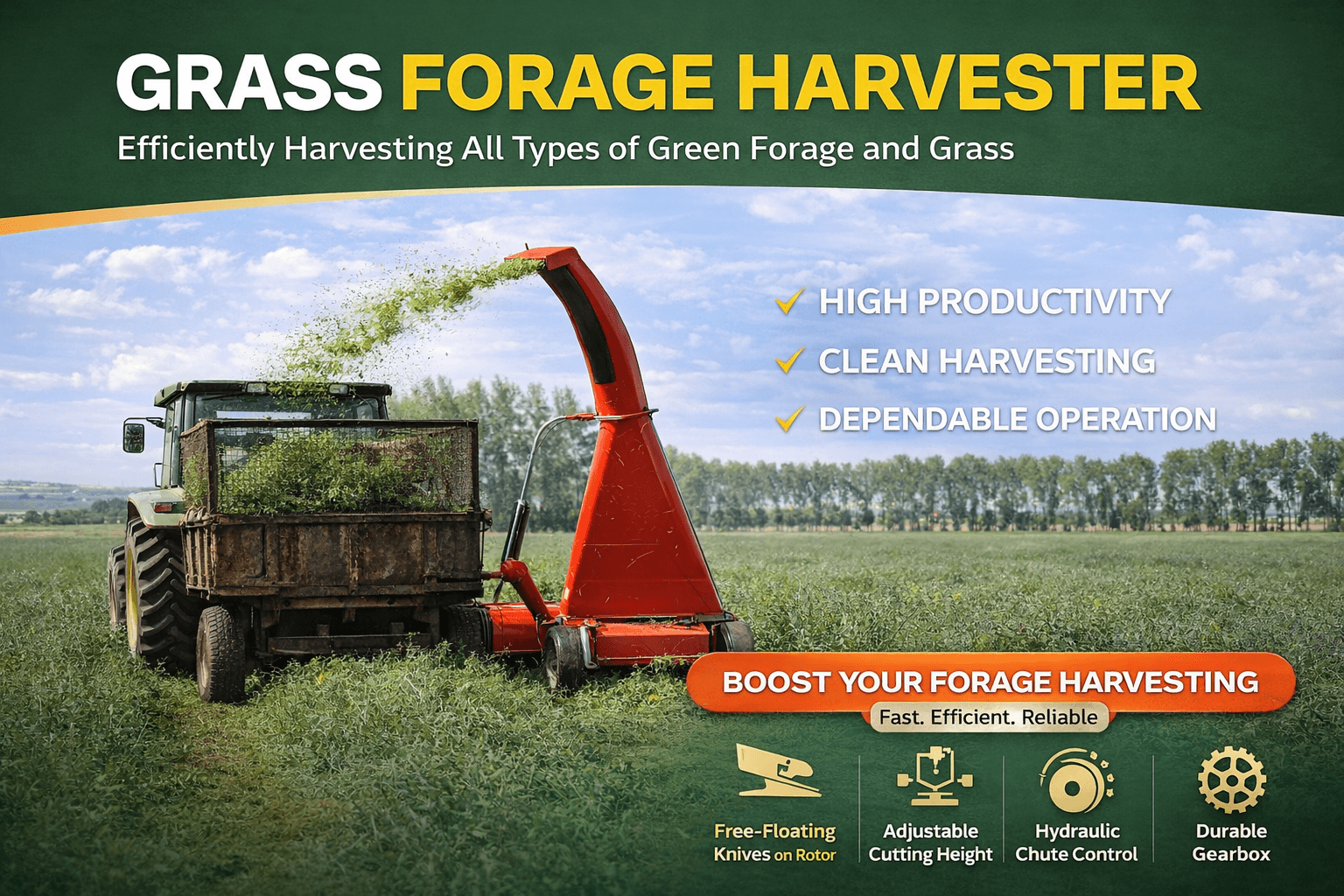 Grass Forage Harvester 