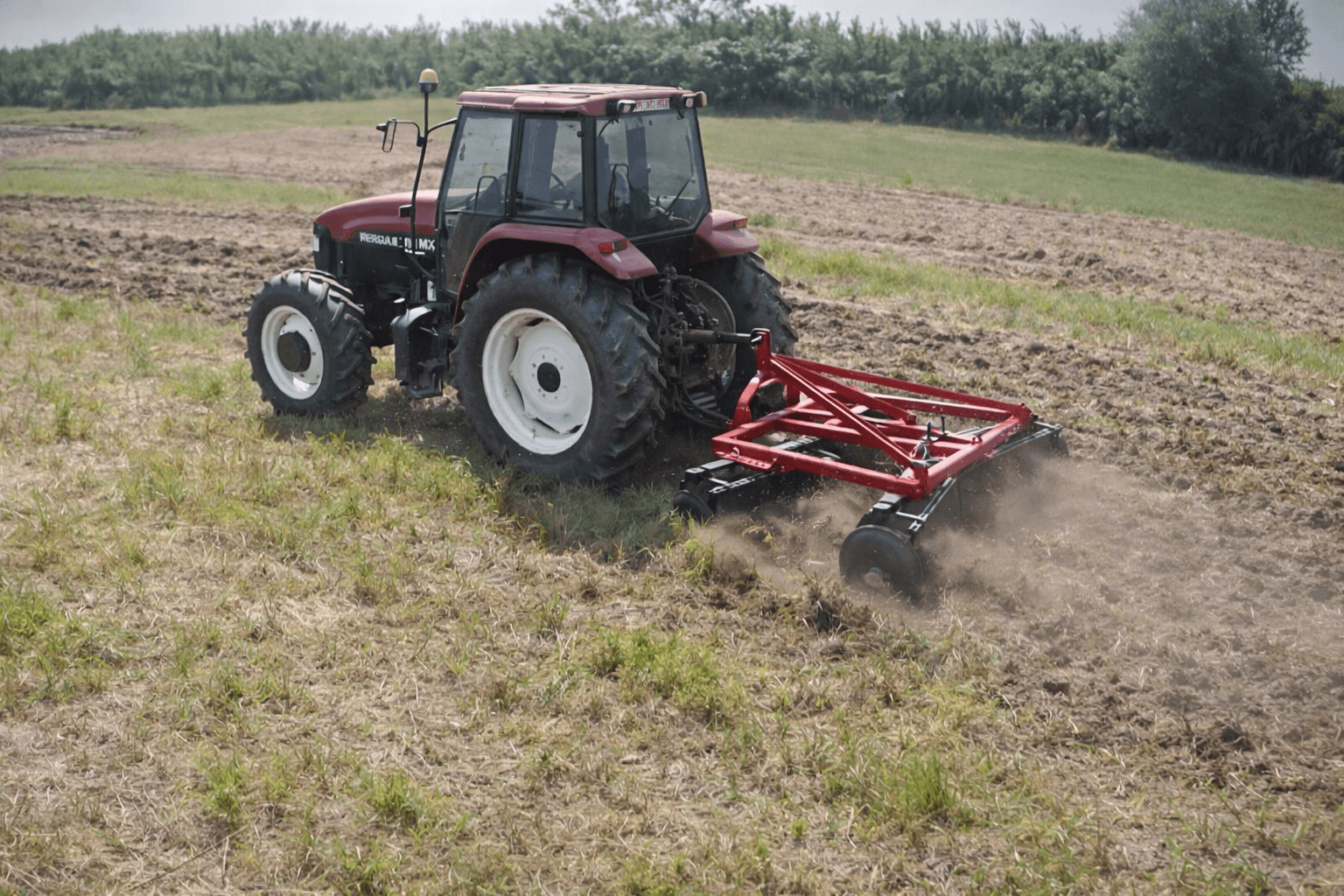 X Type Mounted Tandem Disc Harrow With Piston