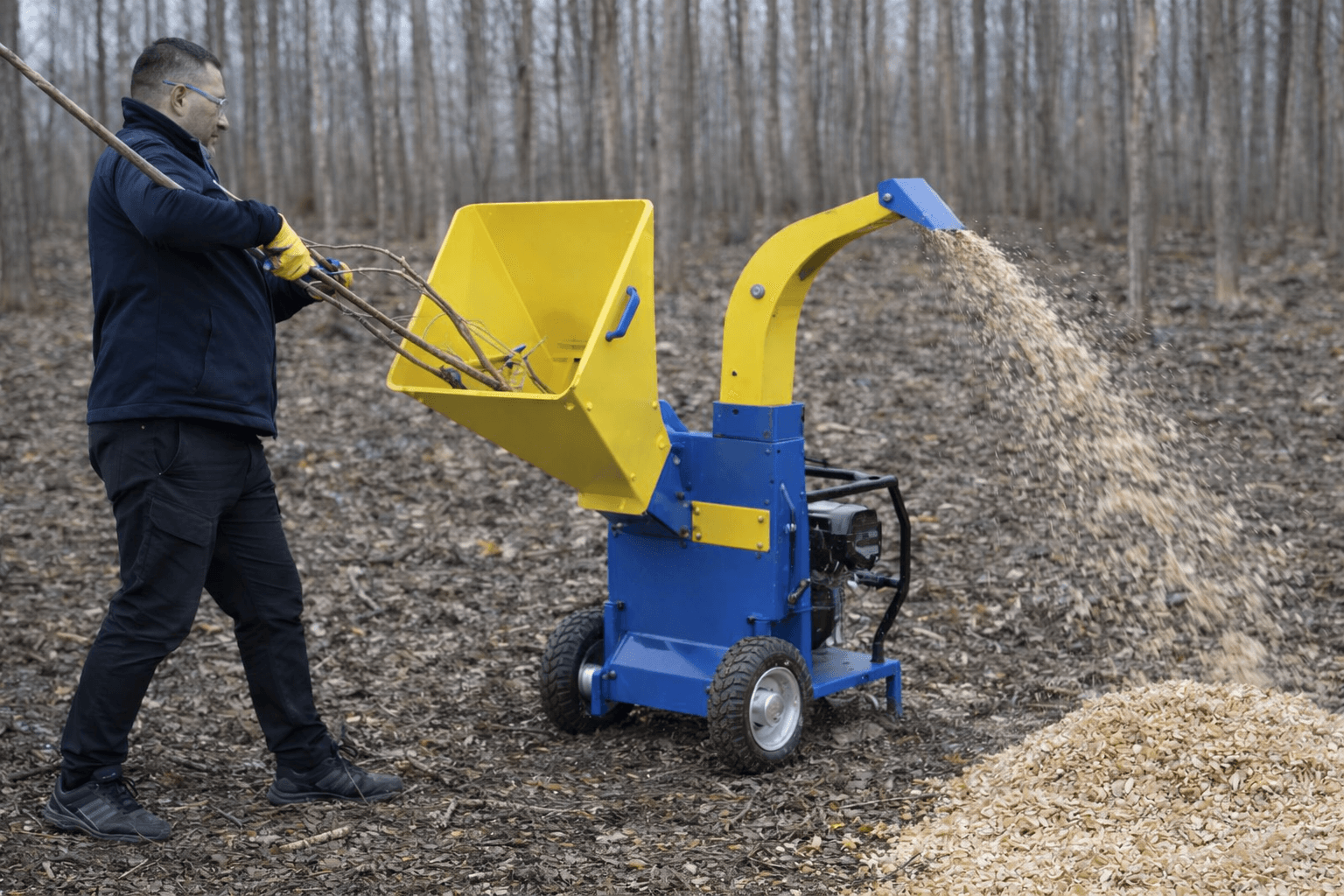 Mobile Wood Chipping Machine A2ZMWC- B15