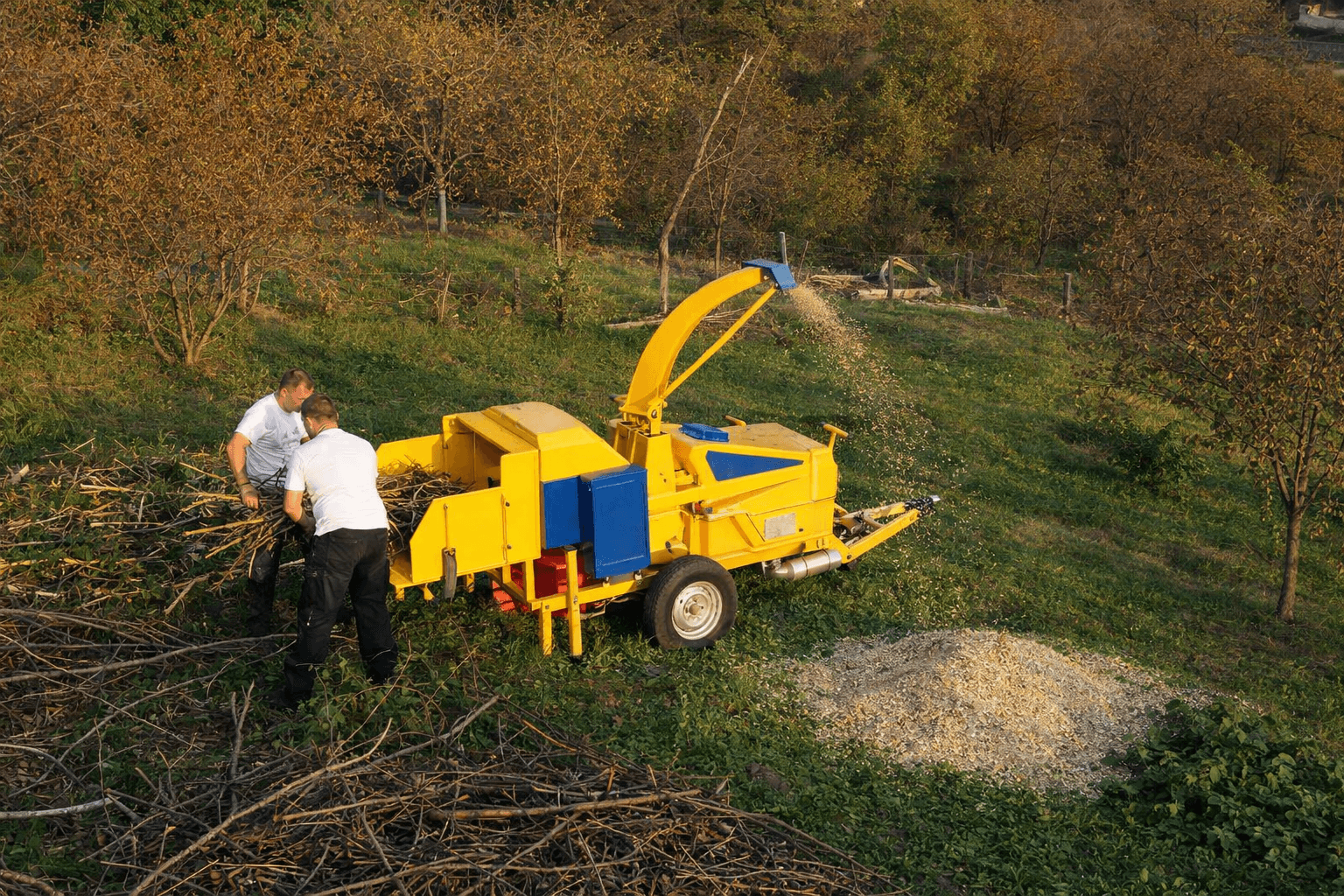 Mobile Wood Chipping Machine A2ZMWC- D657